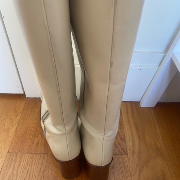 Alohas East Boots in Off Ivory Size 38 - Picture 6 of 7